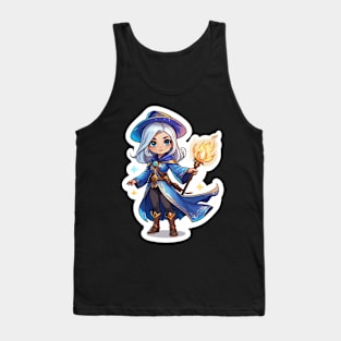 Mage Fantasy Illustration Tank Top